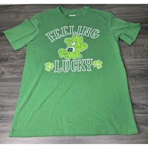 Care Bears Feeling Lucky T Shirt Womens S Green Good Luck Bear Short Sleeve